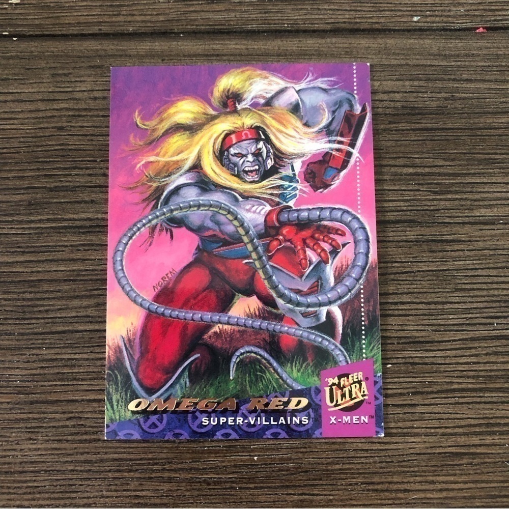 X-men ’94 Fleer Ultra trading card: Omega Red (Super Villains) #60